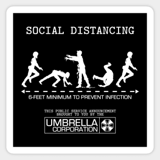 Social Dodging - zombie Sticker